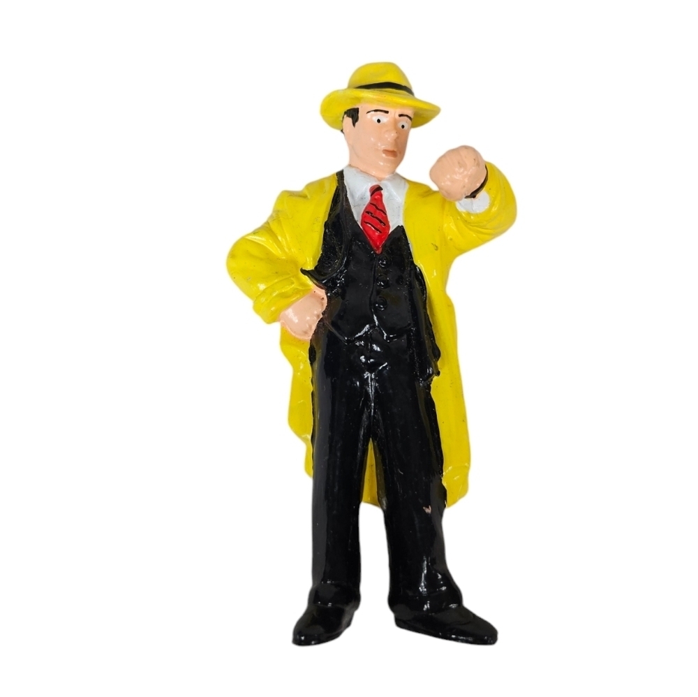 Vintage 90s Disney Dick Tracy PVC Figurine Cake Topper‎ W28